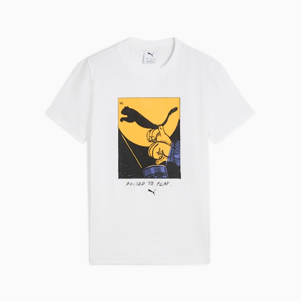 Graphics Big Kids' Tee II, PUMA White, extralarge