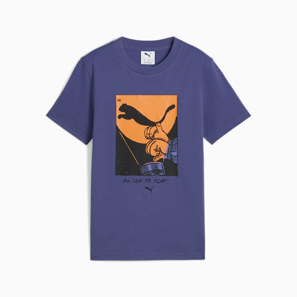 Graphics Big Kids' Tee II, Blue Crystal, extralarge