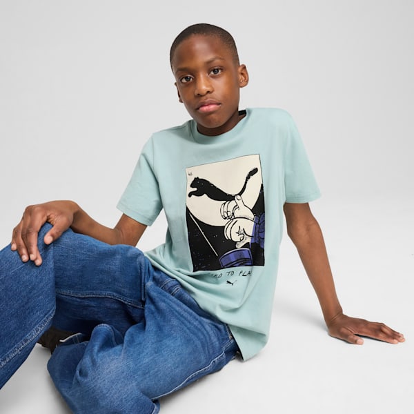 Graphics Big Kids' Tee II, Modern Mint, extralarge