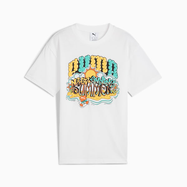 Playera Graphics III juvenil, PUMA White, extralarge