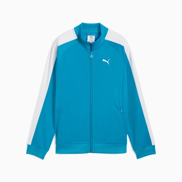 T7 ALWAYS ON Big Kids' Track Jacket, Tropical Blue, extralarge