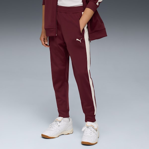 T7 ALWAYS ON Big Kids' Track Pants, Ruby Shimmer, extralarge