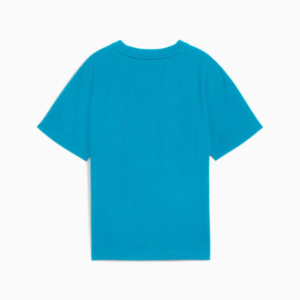 WARDROBE ESS Boxy Tee Youth, Tropical Blue, extralarge-GBR