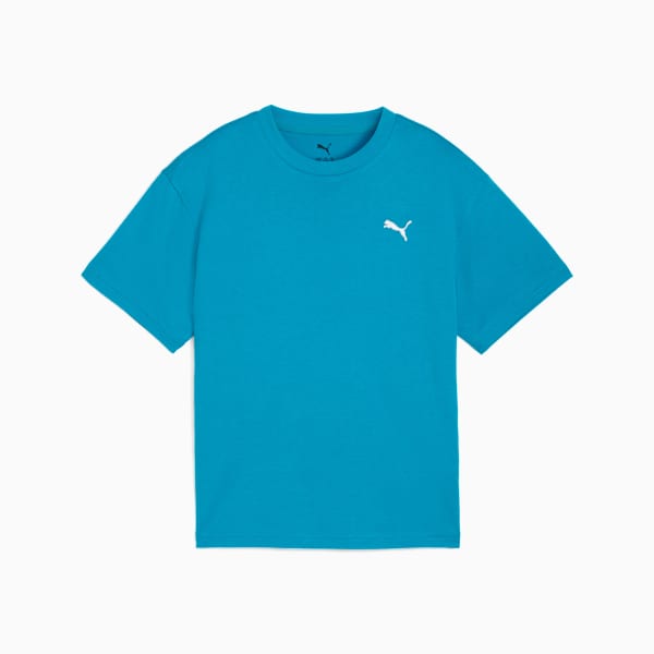 WARDROBE ESS Boxy Tee Youth, Tropical Blue, extralarge-GBR