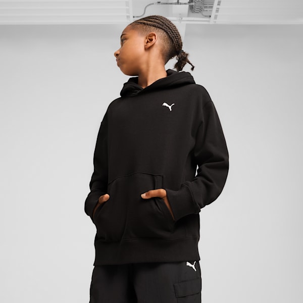 Sudadera WARDROBE Essentials para adolescentes, PUMA Black, extralarge