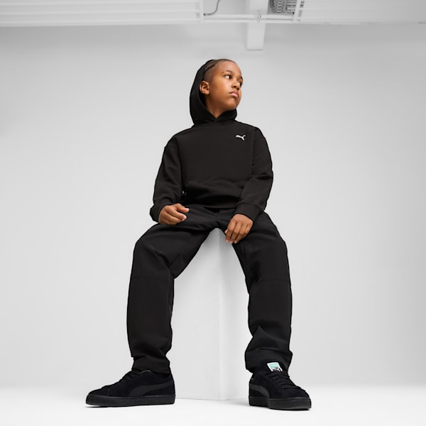 Sudadera WARDROBE Essentials para adolescentes, PUMA Black, extralarge