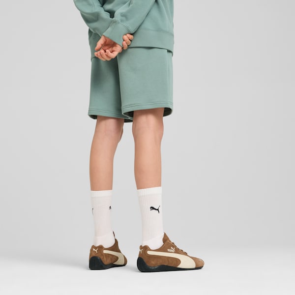 Shorts relajados para niños grandes Wardrobe Essentials, Green Moon, extralarge