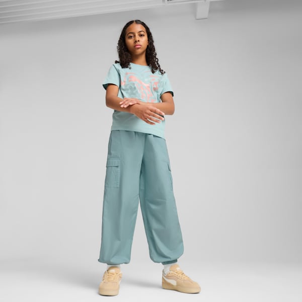BUTTERFLY VIBE Big Kids' Logo Tee, Modern Mint, extralarge
