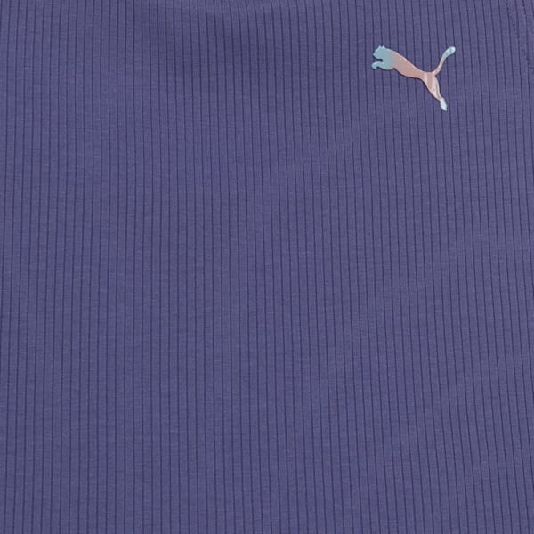 BUTTERFLY VIBE Youth Slim Fit Ribbed Tank Top, Blue Crystal, extralarge-IND