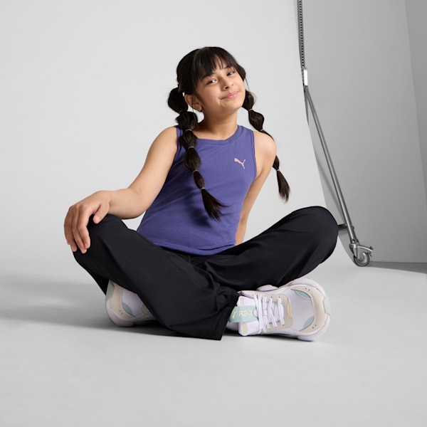 Playera sin mangas Butterfly Vibe juvenil, Blue Crystal, extralarge