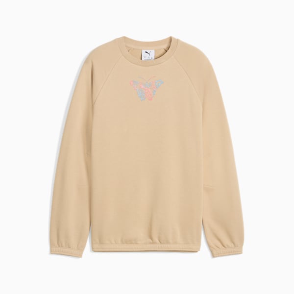 Sudadera Butterfly Vibe juvenil, Light Sand, extralarge