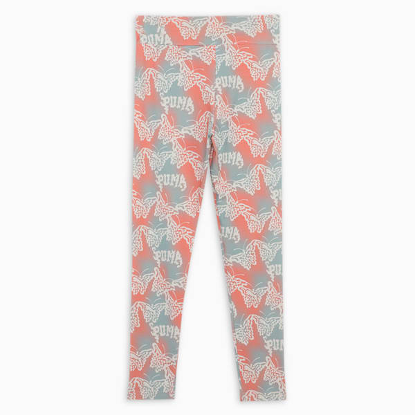 Butterfly Vibe Youth High Waist Leggings, Modern Mint, extralarge-IND