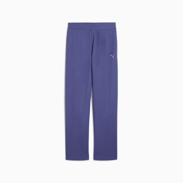 BUTTERFLY VIBE Big Kids' Ribbed Pants, Blue Crystal, extralarge