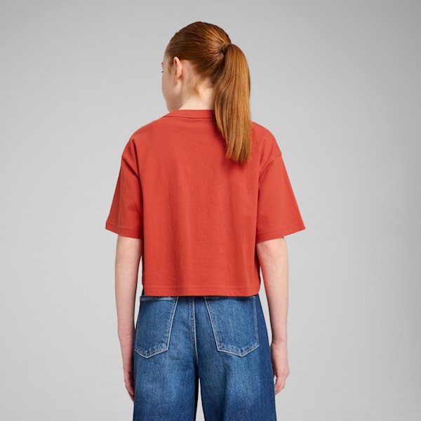 Graphics Big Kids' Short-Length Tee, Red Fire, extralarge