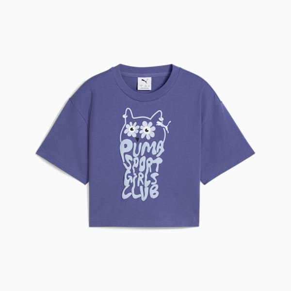 Graphics Big Kids' Short-Length Tee, Blue Crystal, extralarge