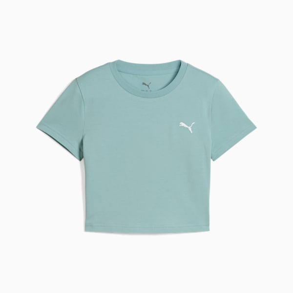 Playera para niños grandes Wardrobe Essentials, Modern Mint, extralarge