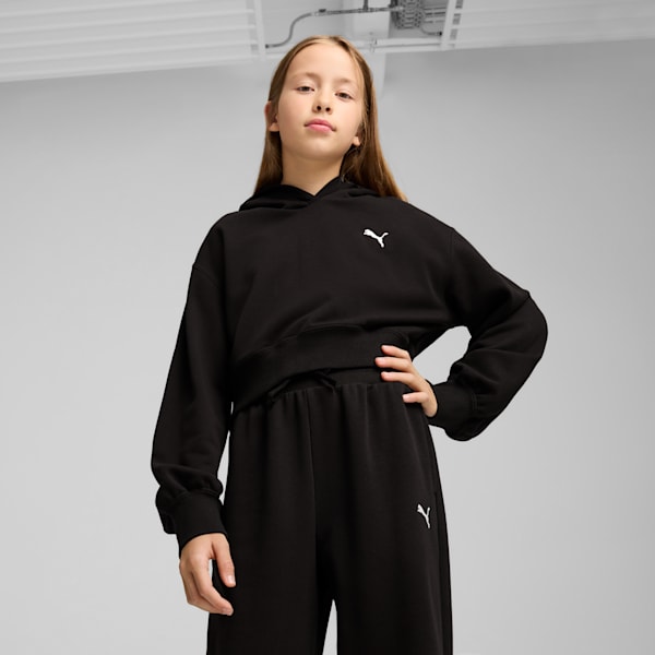 Sudadera WARDROBE Essentials para adolescentes, PUMA Black, extralarge