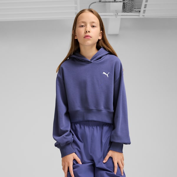 Sudadera WARDROBE Essentials para adolescentes, Blue Crystal, extralarge