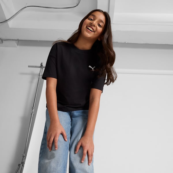 Playera WARDROBE Essentials para adolescentes, PUMA Black, extralarge
