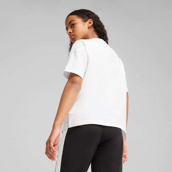 Playera WARDROBE Essentials para adolescentes, PUMA White, extralarge