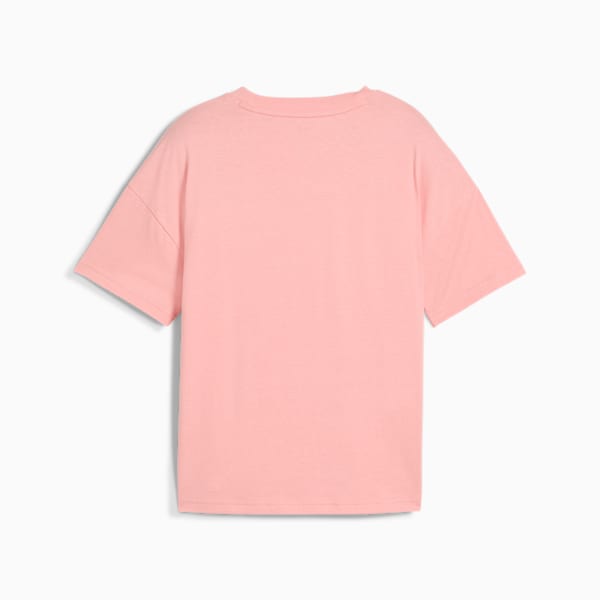 Wardrobe Essentials Big Kids' Relaxed Tee, Pink Fruit, extralarge