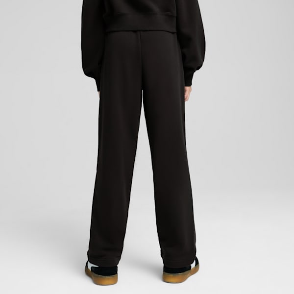 Wardrobe Essentials Wide Sweatpants Youth, PUMA Black, extralarge