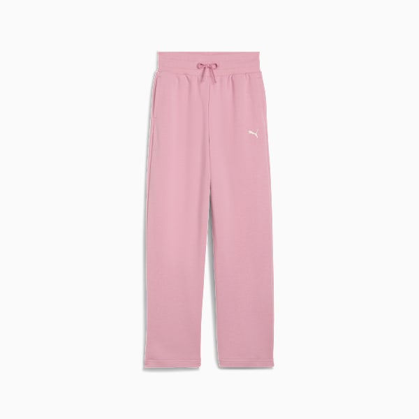 Wardrobe Essentials Wide Sweatpants Youth, Poised Pink, extralarge