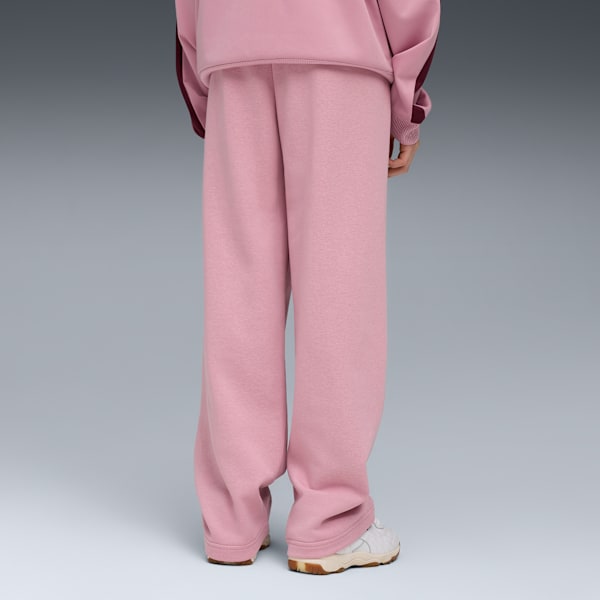 Wardrobe Essentials Wide Sweatpants Youth, Poised Pink, extralarge