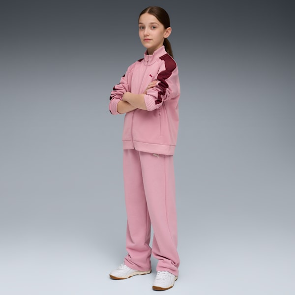 Wardrobe Essentials Wide Sweatpants Youth, Poised Pink, extralarge