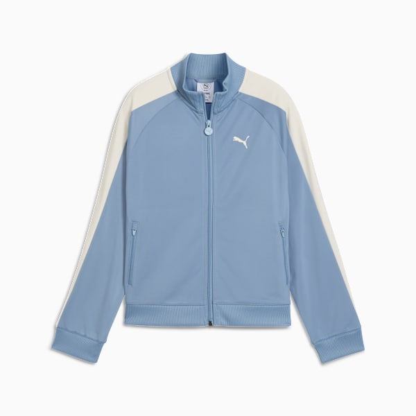 T7 ALWAYS ON Big Kids' Track Jacket, Cool Blue, extralarge