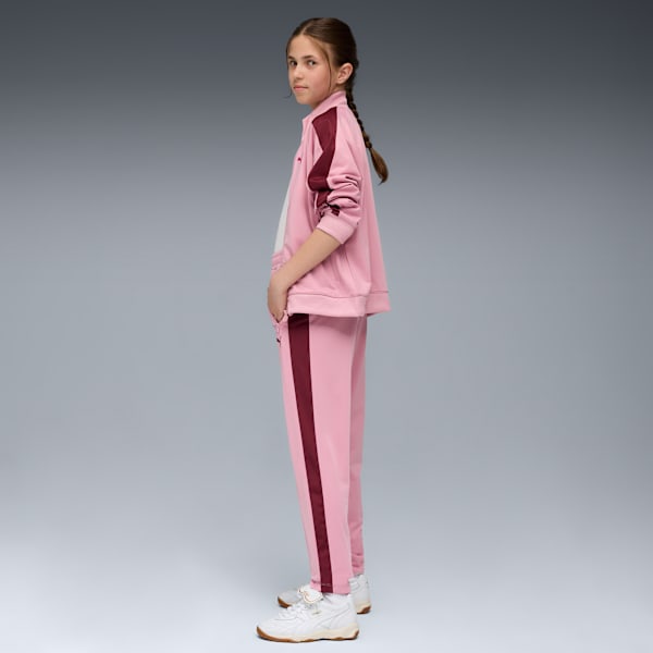 T7 ALWAYS ON Slim Track Pants Youth, Poised Pink, extralarge-GBR