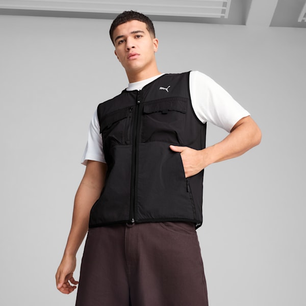 Gilet cargo PUMATECH Homme, PUMA Black, extralarge
