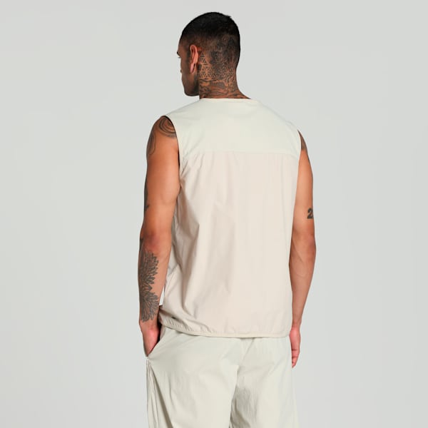 PUMATECH Men's Cargo Vest, Desert Dust, extralarge-IND