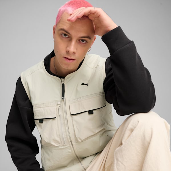 Gilet cargo PUMATECH Homme, Desert Dust, extralarge