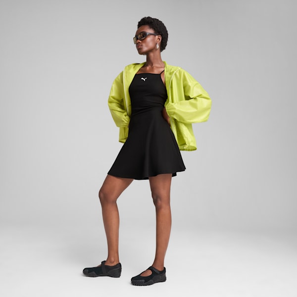 Wardrobe Essentials Women's Oversized Wind Jacket, Sea Kelp, extralarge