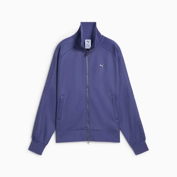 T7 Women's Track Jacket, Blue Crystal, extralarge