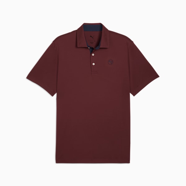 Pure 2.0 Golf Polo Men, Ruby Shimmer, extralarge