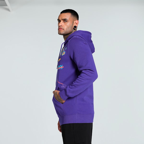 CLASSICS DRIP Graphic Men's Hoodie, Lapis Lazuli, extralarge-IND