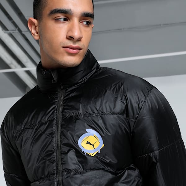 CLASSICS DRIP Men's Reversible Jacket, PUMA Black, extralarge-IND