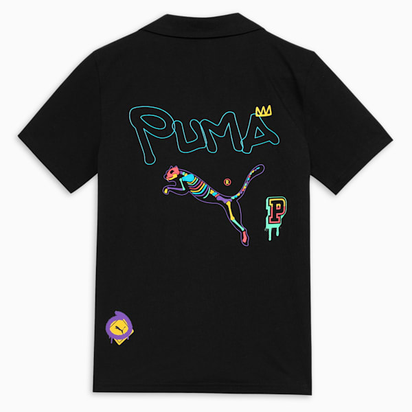 Classics Drip Knitted Youth Shirt, PUMA Black, extralarge-IND