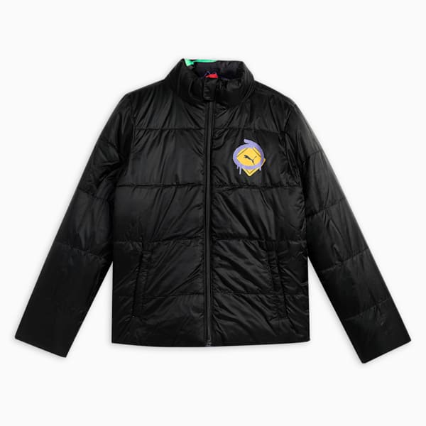 Classics Drip Youth Padded Jacket, PUMA Black, extralarge-IND