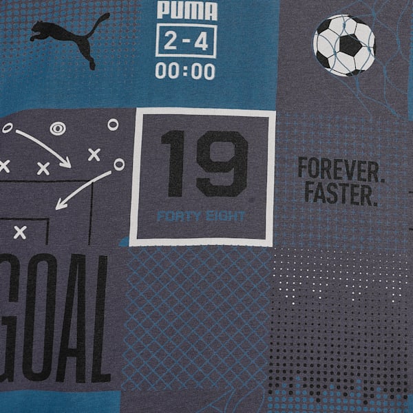 Classics PSL Youth Graphic Tee, Galactic Gray, extralarge-IND