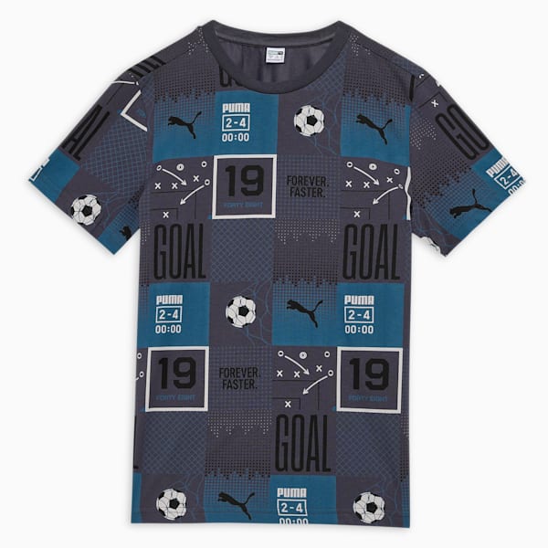 Classics PSL Youth Graphic Tee, Galactic Gray, extralarge-IND