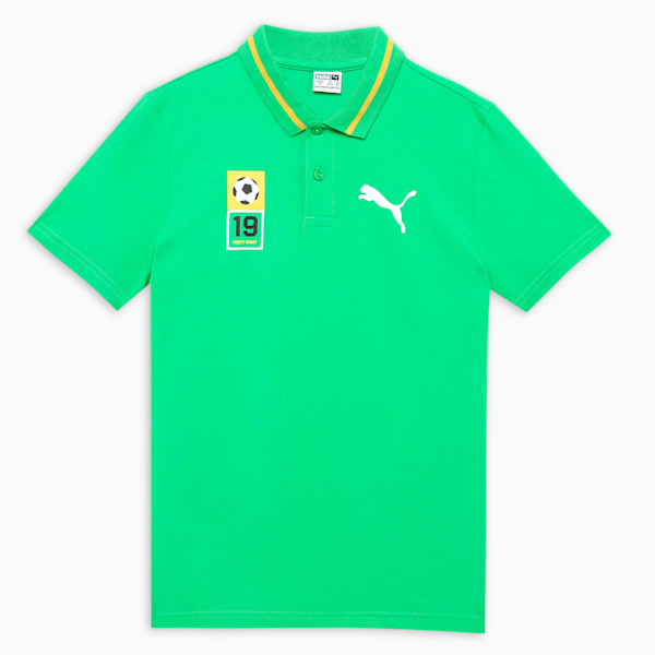 Classics PSL Youth Graphic Polo, PUMA Green, extralarge-IND