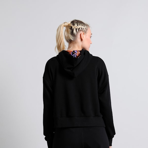 CLASSICS BRAND LOVE Women's Relaxed Fit Hoodie, PUMA Black, extralarge-IND