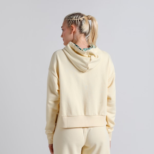 CLASSICS BRAND LOVE Women's Relaxed Fit Hoodie, Creamy Vanilla, extralarge-IND
