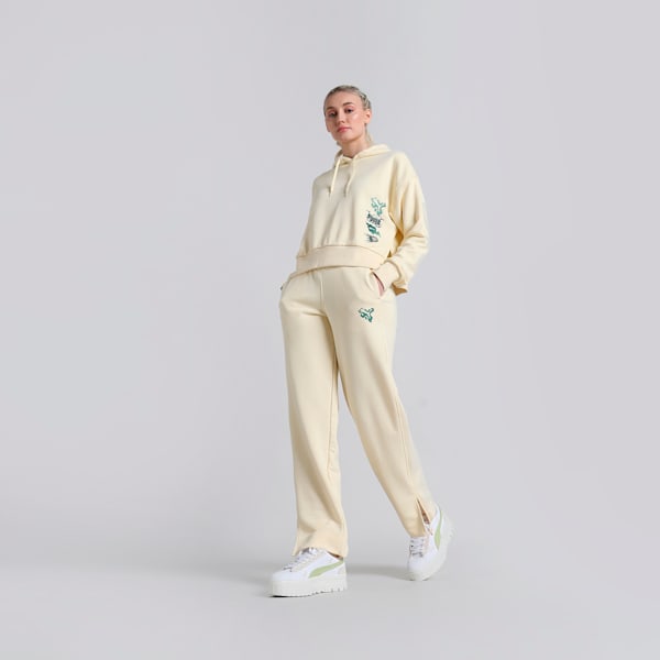 CLASSICS BRAND LOVE Women's Relaxed Fit Hoodie, Creamy Vanilla, extralarge-IND
