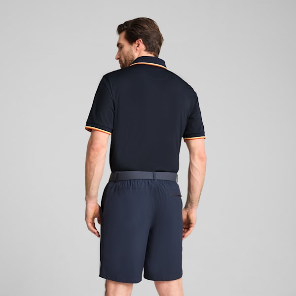 メンズ ゴルフ PUMA x PTC ティップド 半袖 ポロシャツ, Deep Navy, extralarge-JPN