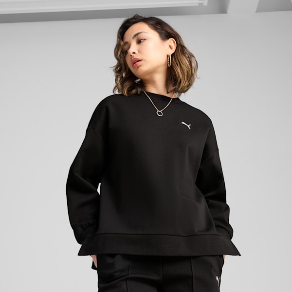 Playera oversize WARDROBE Essentials para hombre, PUMA Black, extralarge