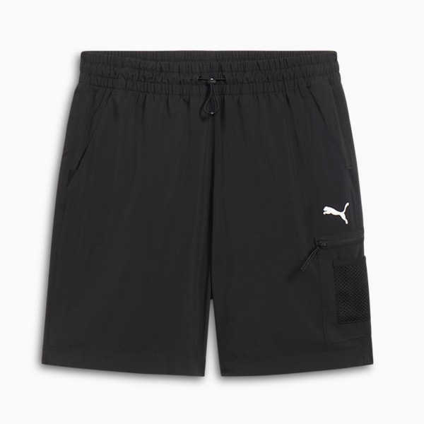 Shorts con pierna de 22cm para hombre Open Road, PUMA Black, extralarge